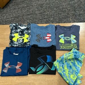 Lot of Under Armour sz 6 Boys
